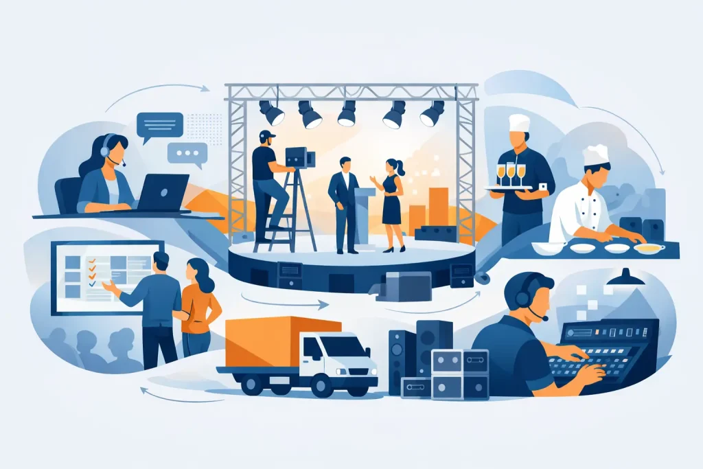 Hoe werkt full service eventproductie echt?
